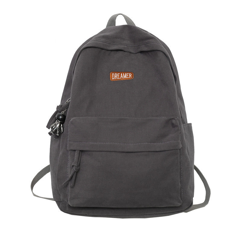 Simple Solid Color College Good-looking Lightweight Bags