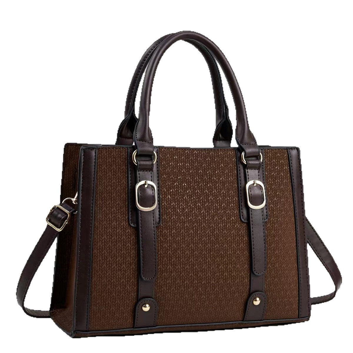 Women's Retro Fashion Leisure Commute Large Capacity Handbags