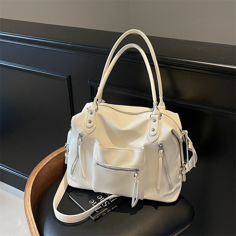Women's Large Capacity Retro Commuting Fashion Portable Women's Shoulder Bag