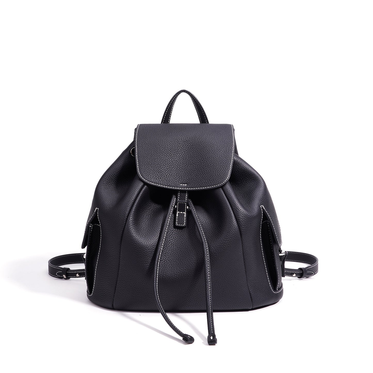 Women's First Layer Cowhide Street Trendy Fashion Backpacks