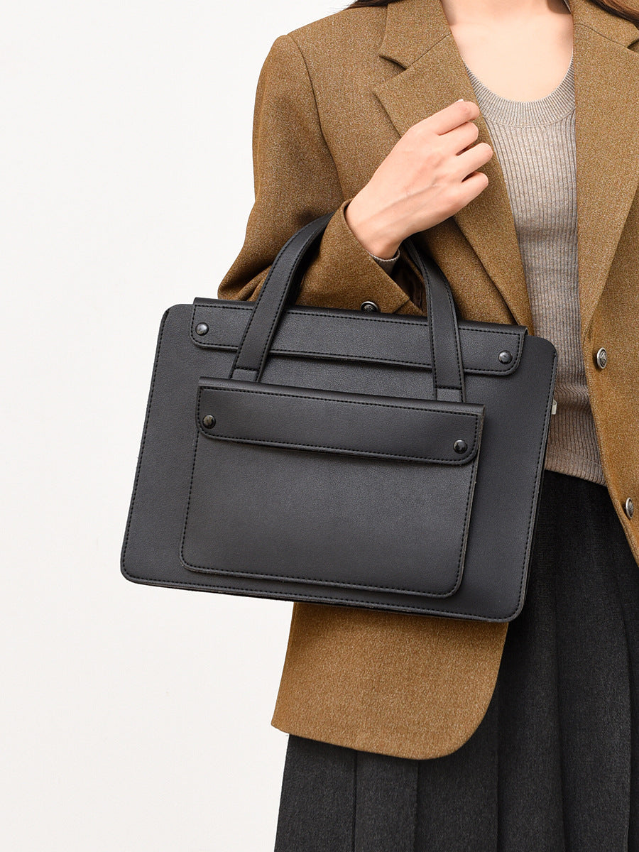 Organ Leather Portable Computer Suitable For Notebook Laptop Bag