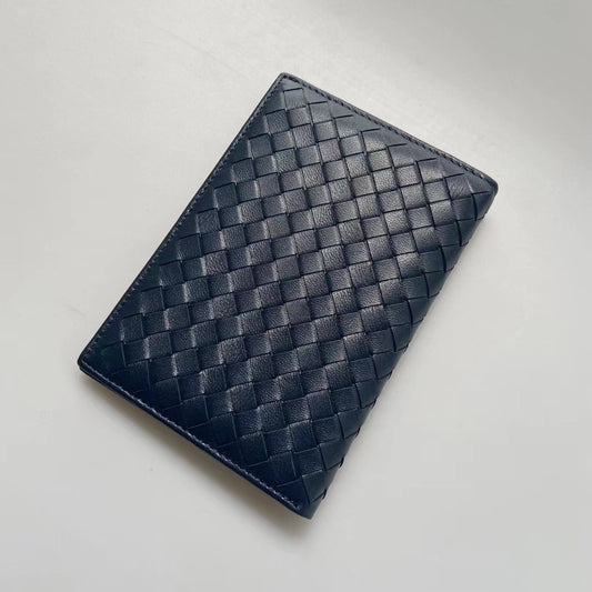 Men's & Women's Leather Cowhide Woven Couple Purses