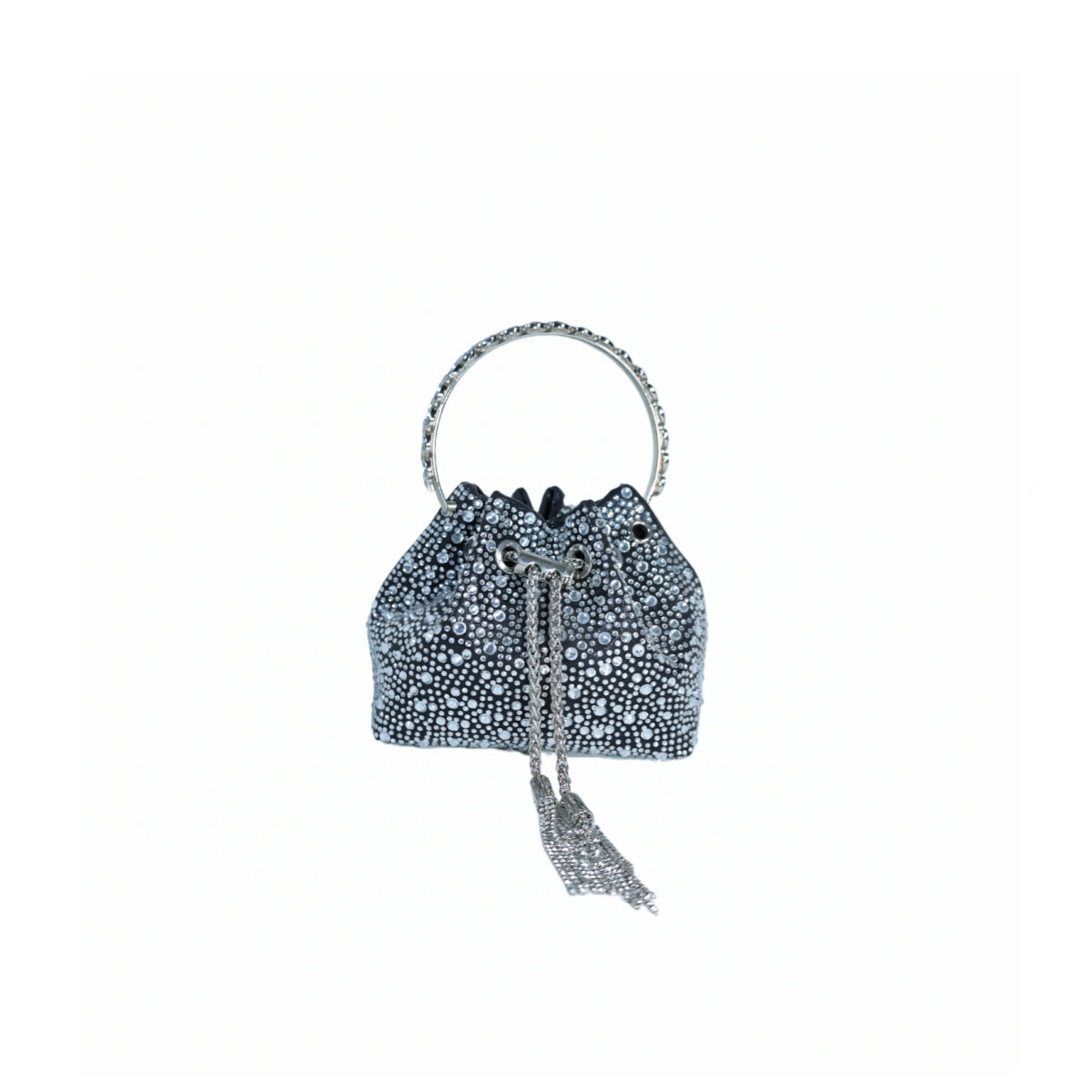 Shiny Advanced Rhinestone Sequins Chain Portable Bucket Bags