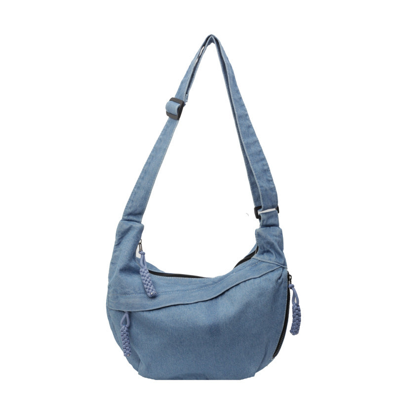 Women's Summer Large Capacity Dumpling Korean Camp Shoulder Bags