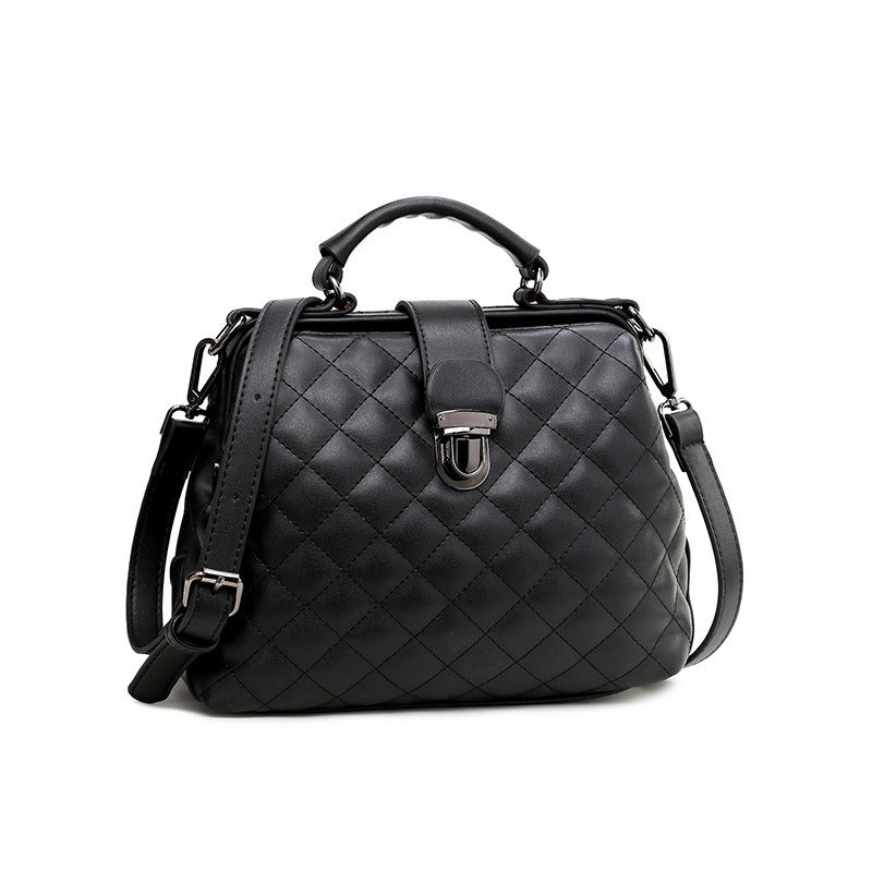 Women's Doctor Retro Fashion Portable Leather Women's Shoulder Bag