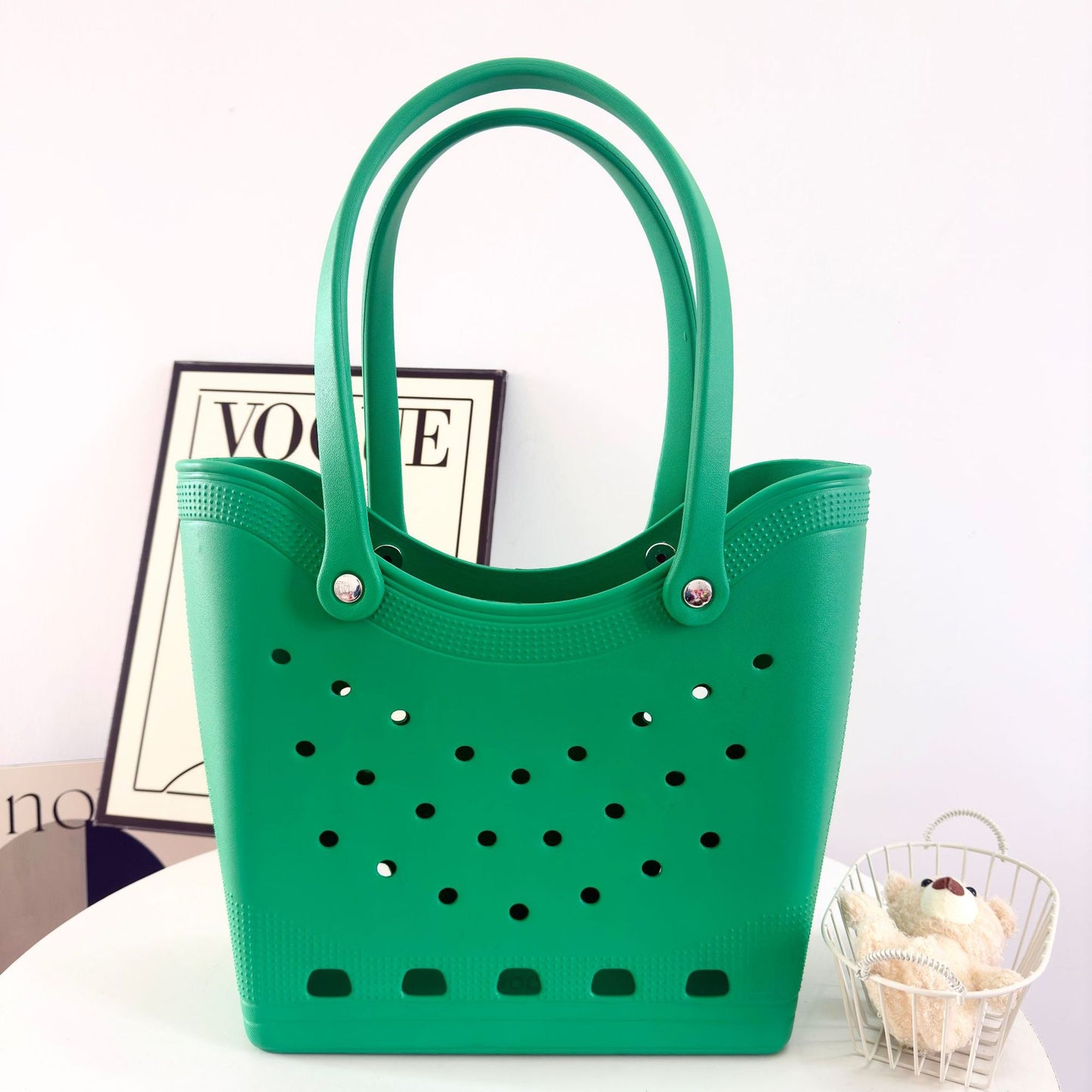 Hole Fashion Seaside Waterproof Beach Out Bags