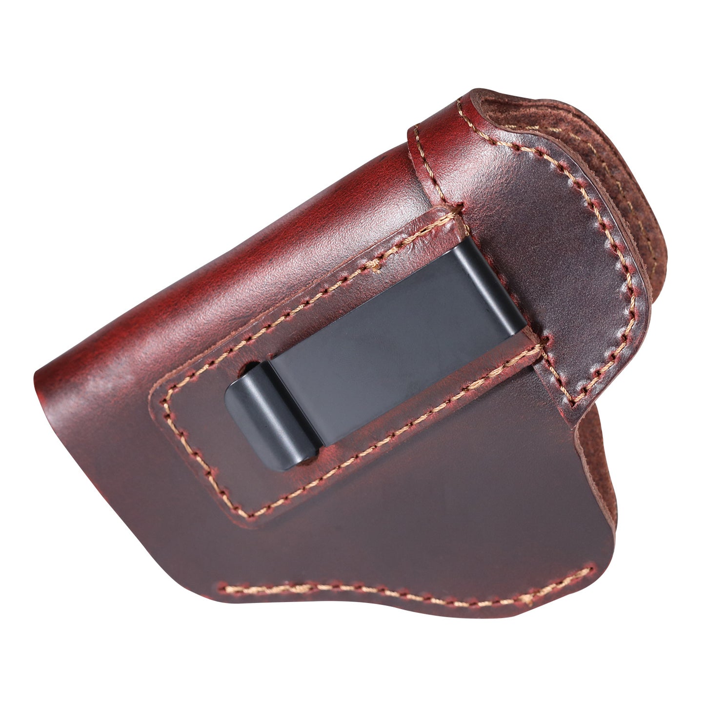 Pull Holster Short First Layer Cowhide Left Plug Right Invisible Outdoor Camouflage, Military Fan Bag