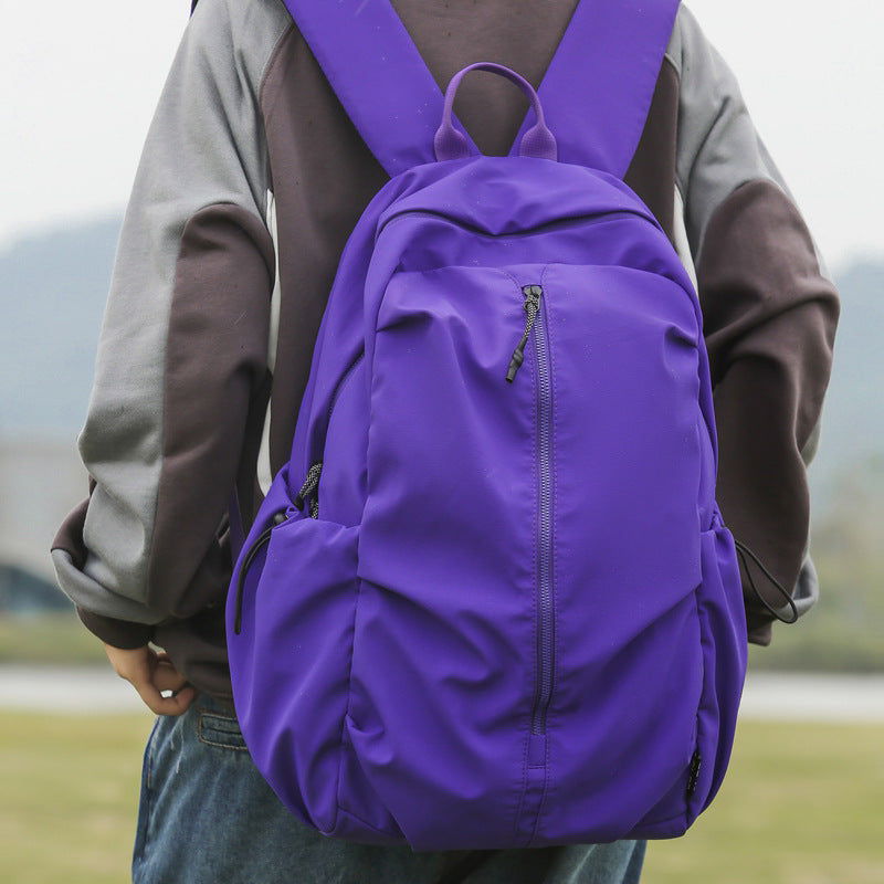 Trendy Nylon Waterproof Large Capacity Computer High Leisure Backpack