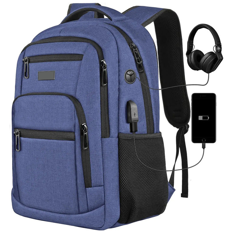 Glamorous Multifunctional Oxford Cloth Large Capacity Business Backpack