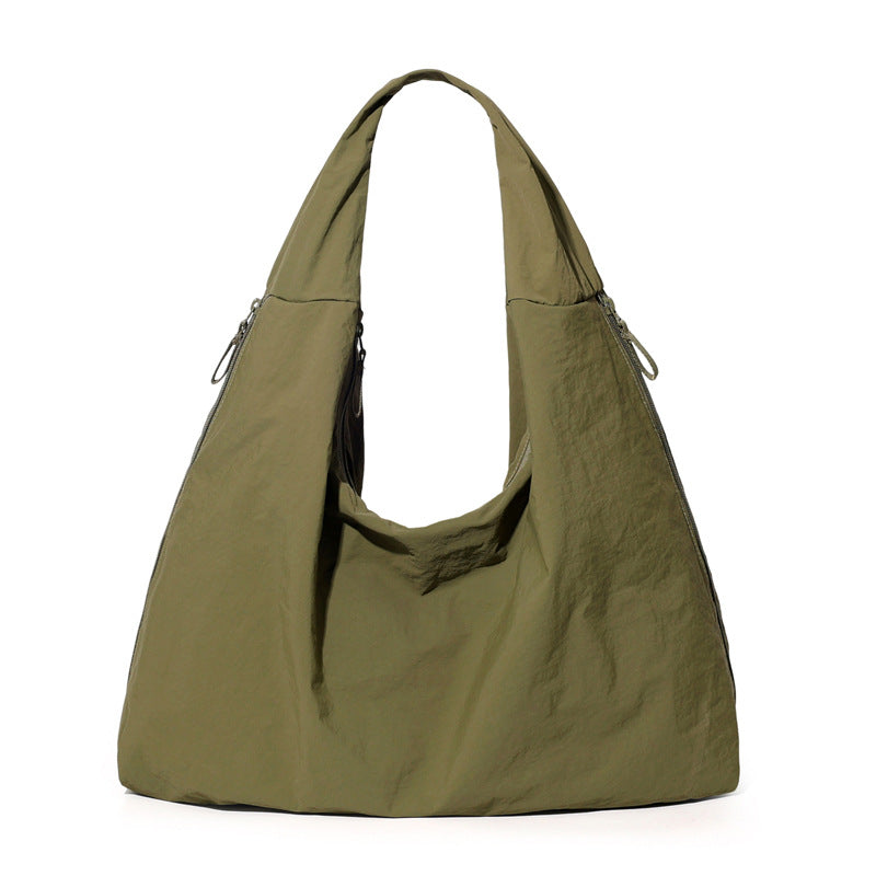 Women's Idle Style Underarm Large Capacity Korean Solid Color Fashion Women's Shoulder Bag