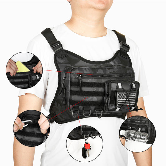 Men's Tactics Training Running On Foot Mobile Men's Chest Bag