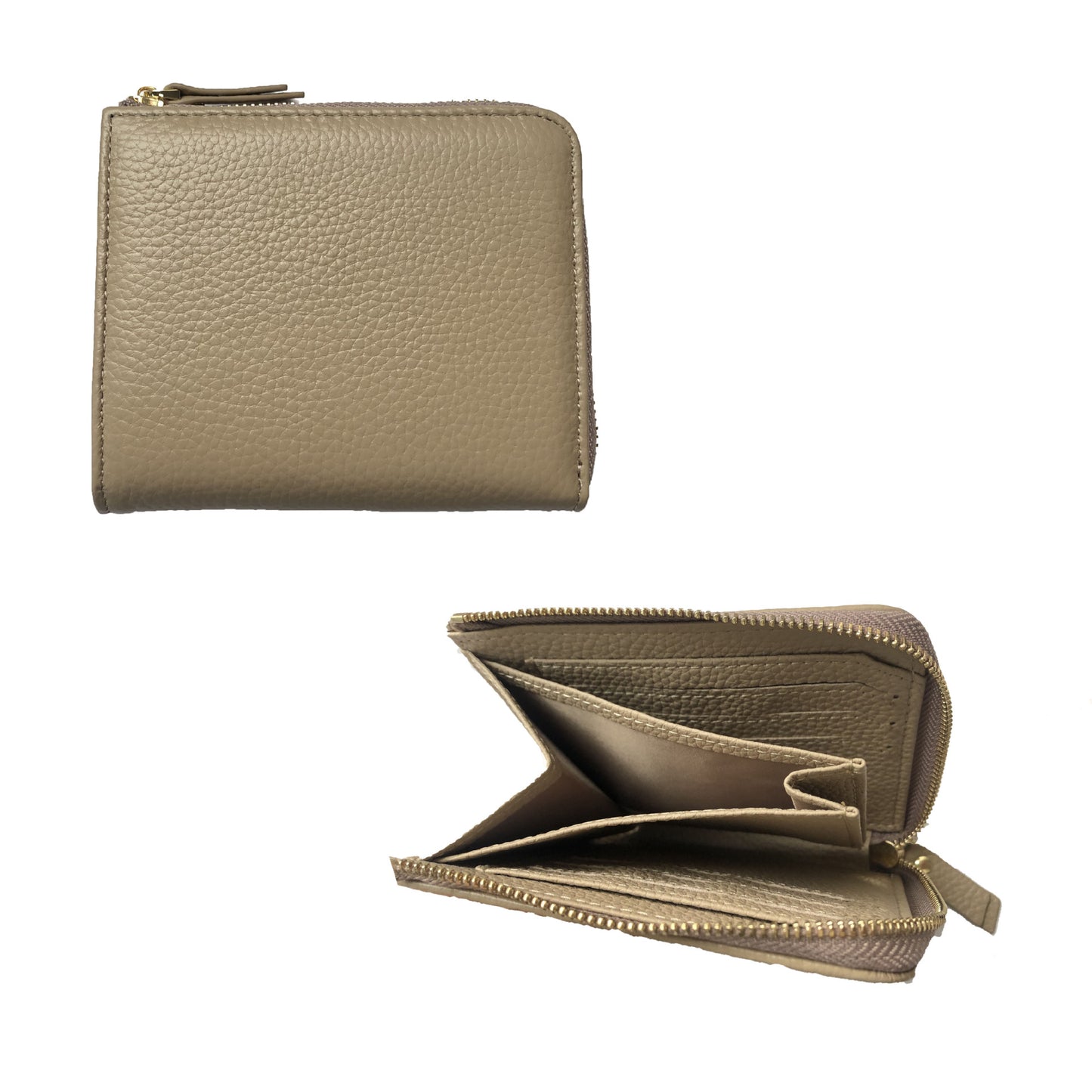 Women's Genuine Leather Litchi Pattern Short Fashion Ladies Wallet