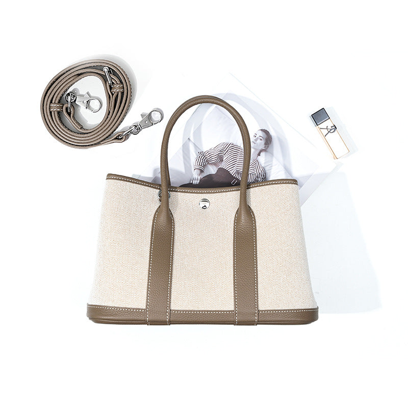 Women's High Quality Large Capacity First Layer Cowhide Bags