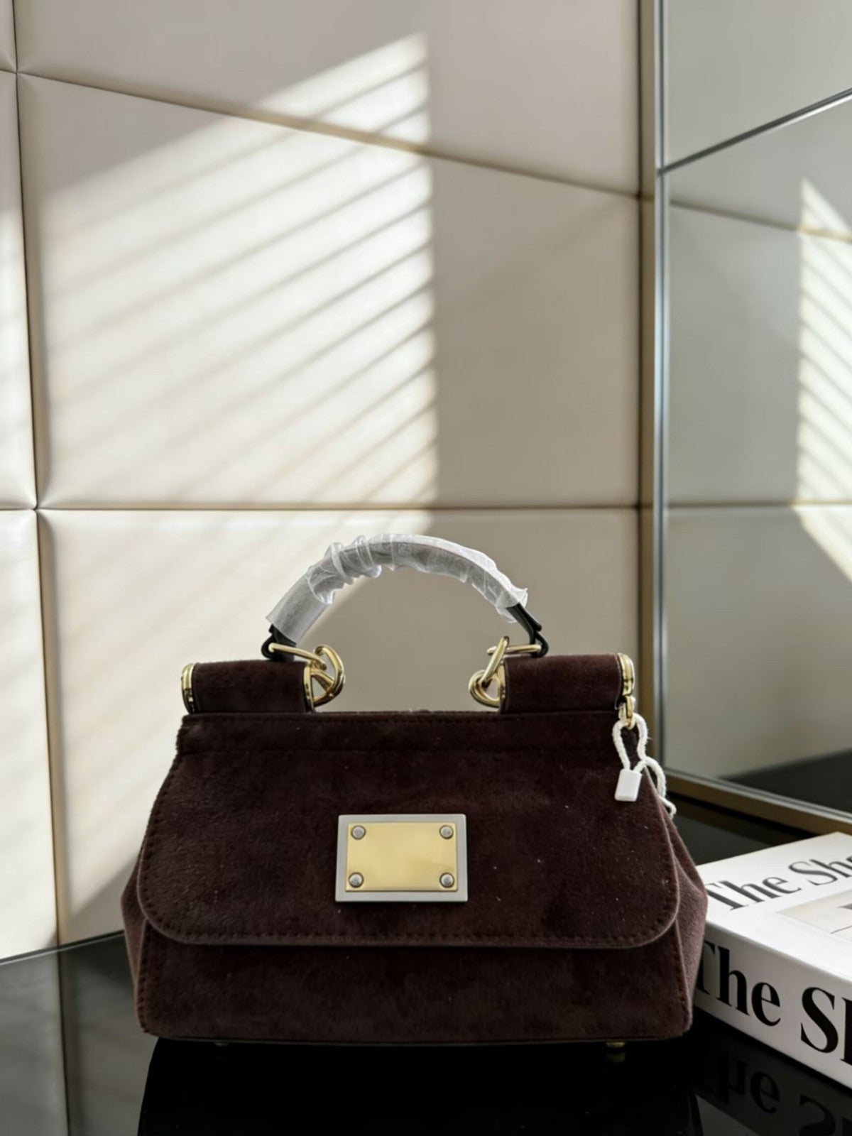 Women's Mini Sheath Hardware Dog Teeth Tote Bags