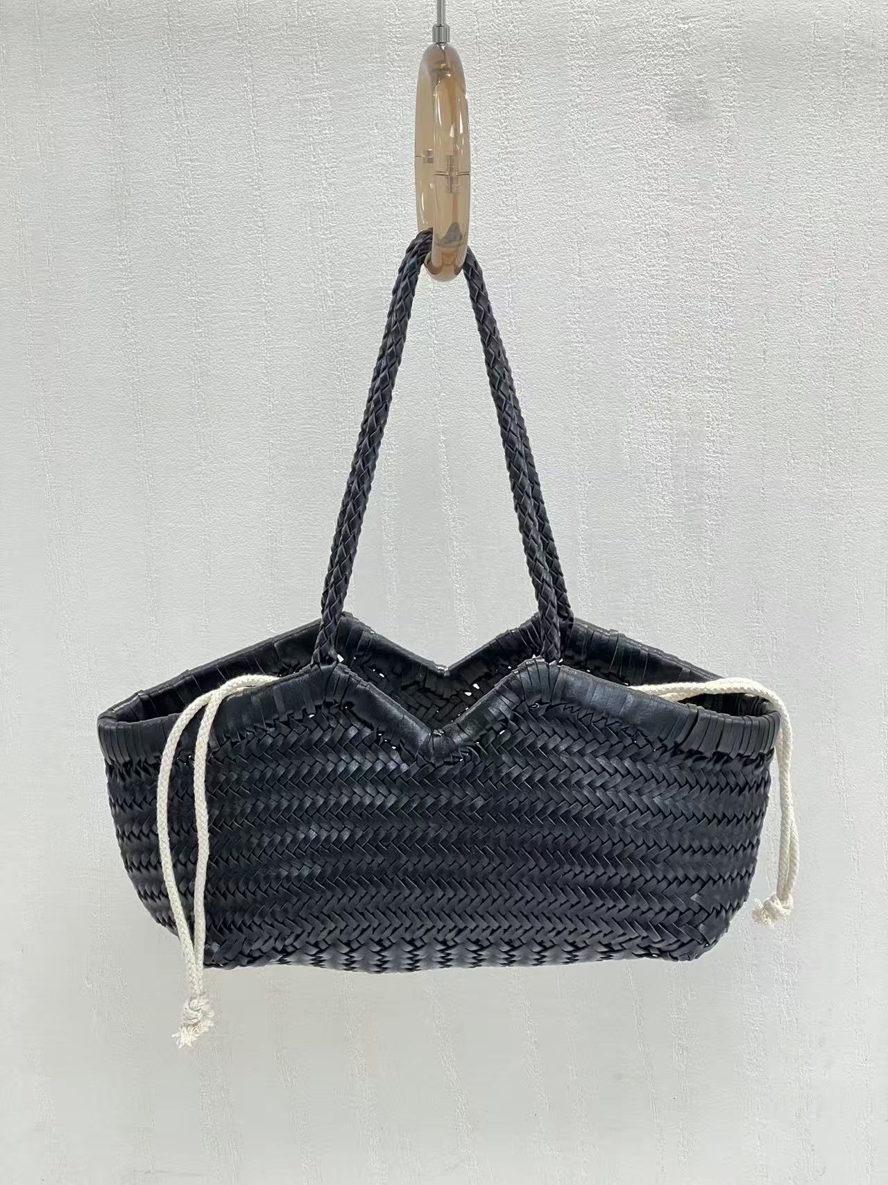 Hand-woven Large High-grade Food Basket Vacation Shoulder Bags