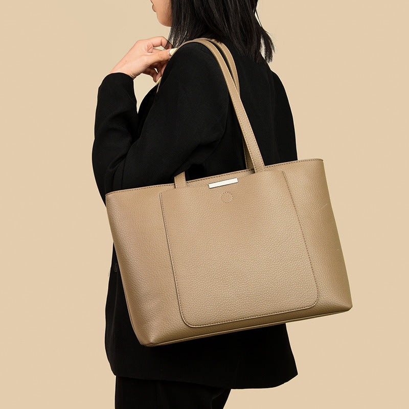 Women's Large Korean Fashionable Advanced Texture Commuter Women's Shoulder Bag