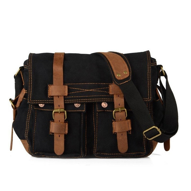 Men's Retro Fashionable Large Capacity Computer Crazy Horse Men's Briefcase