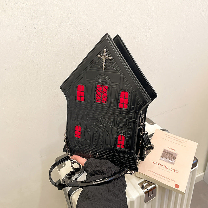 Women's Dark Goth House Style Niche Shaped Women's Shoulder Bag