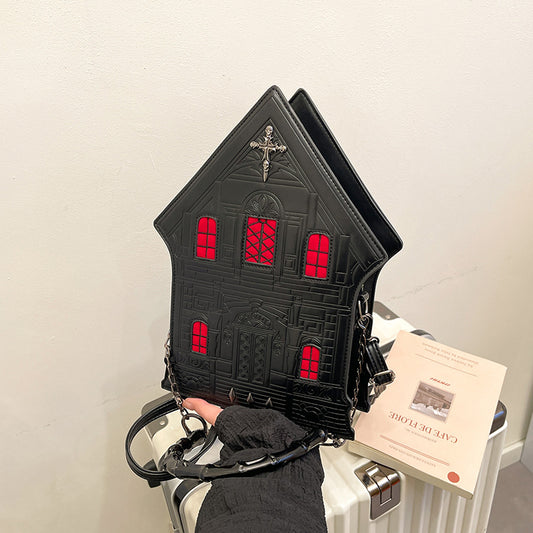 Women's Dark Goth House Style Niche Shaped Women's Shoulder Bag