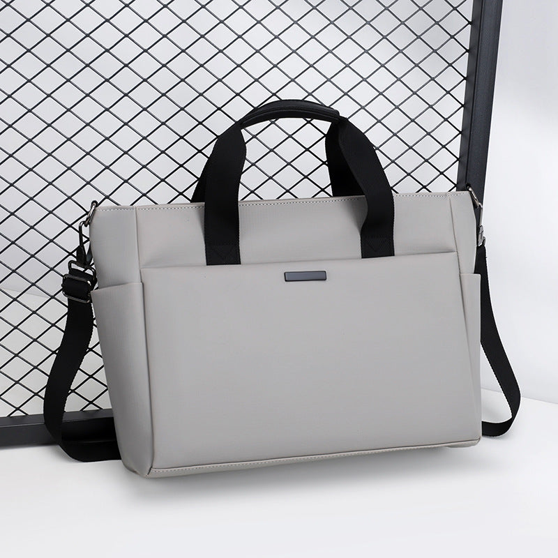 Men's Large Capacity High Sense Hand Holding Business Men's Shoulder Bag