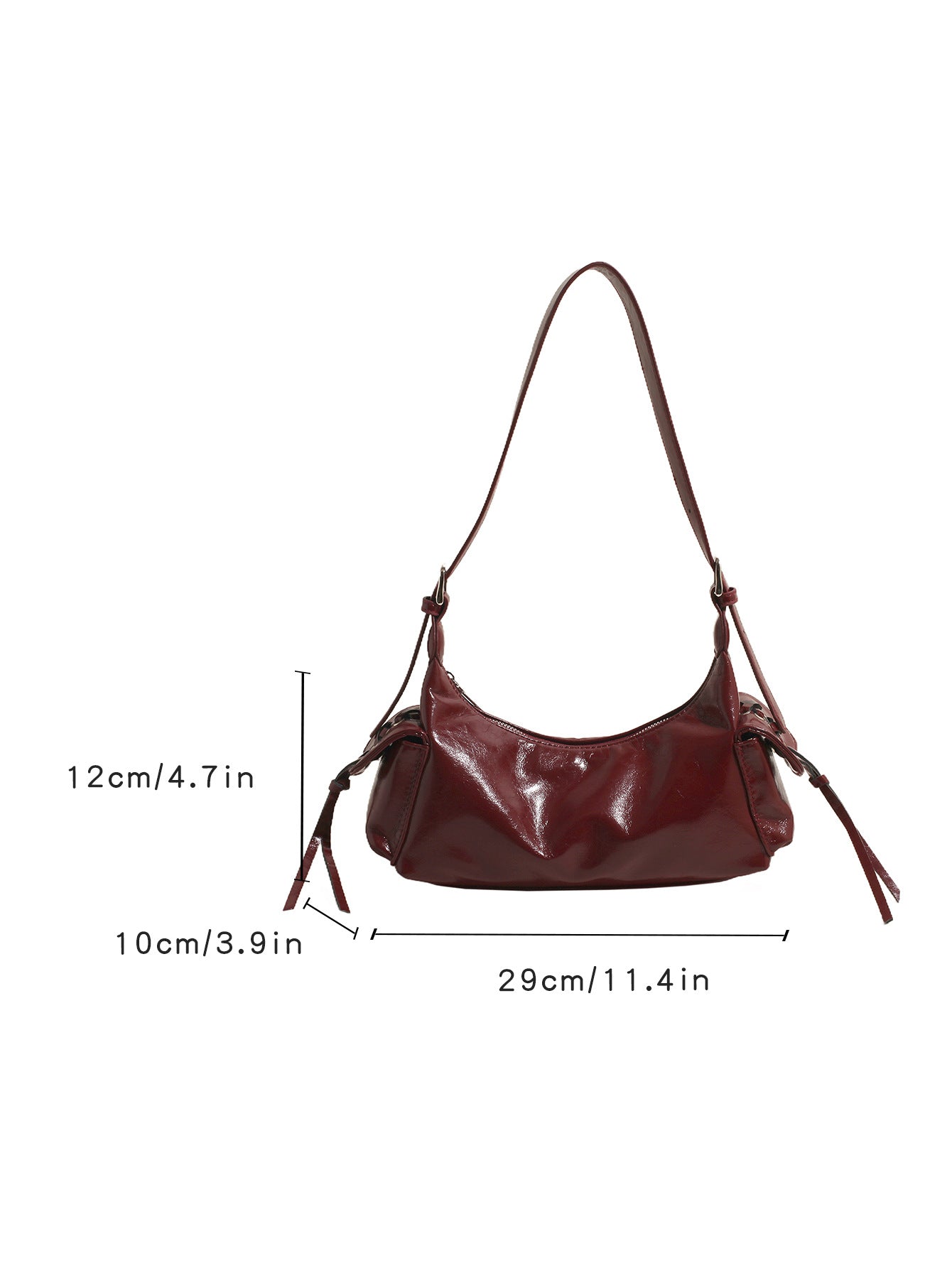 Women's Design Underarm Fashion Double Pocket Large Women's Shoulder Bag