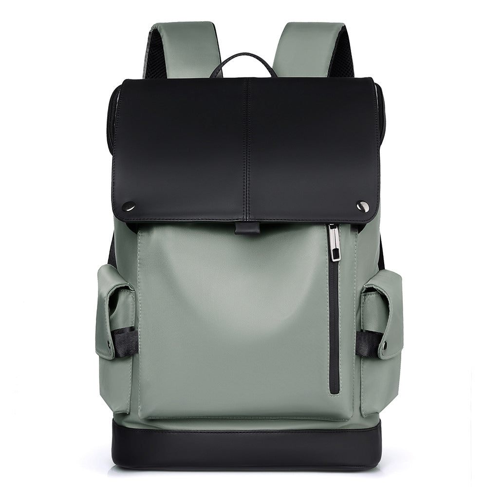 Men's Large Capacity Business Good-looking Flip Design Leisure Backpack