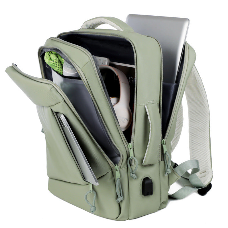 Women's & Men's Large Capacity Waterproof Oxford Cloth Computer Business Backpack