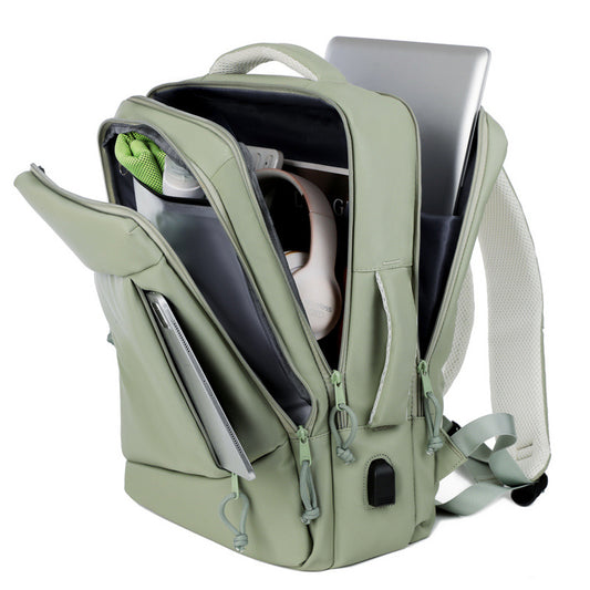 Women's & Men's Large Capacity Waterproof Oxford Cloth Computer Business Backpack