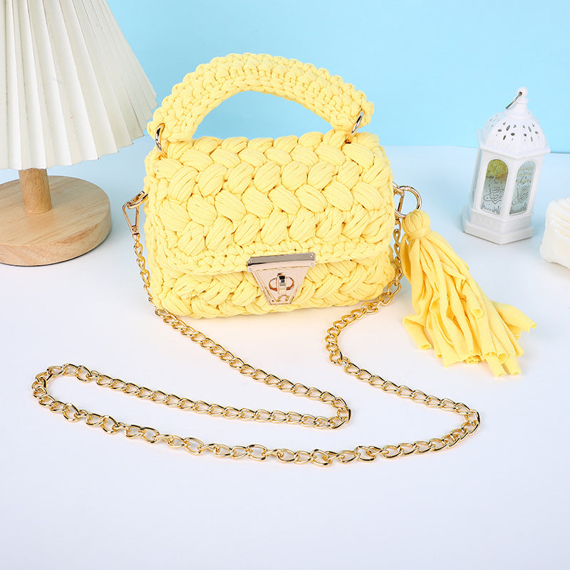 Women's Spring Ya Woven Cloth Chain Women's Messenger Bag