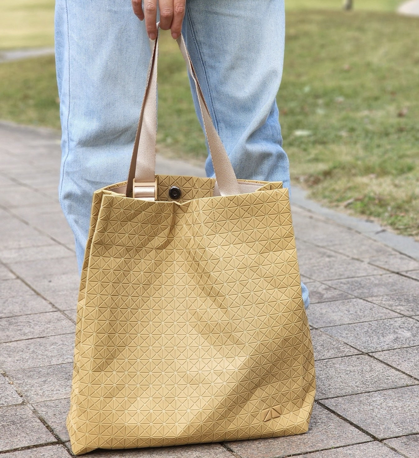 Vertical Stay At Home Rhombus Shopping Fashion Large Capacity Shoulder Bags