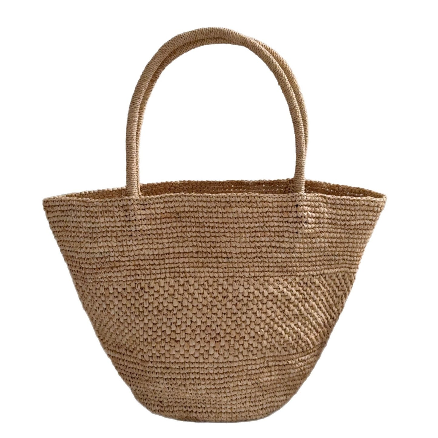 Women's Raffia Hand Crocheting Straw French Vacation Women's Shoulder Bag