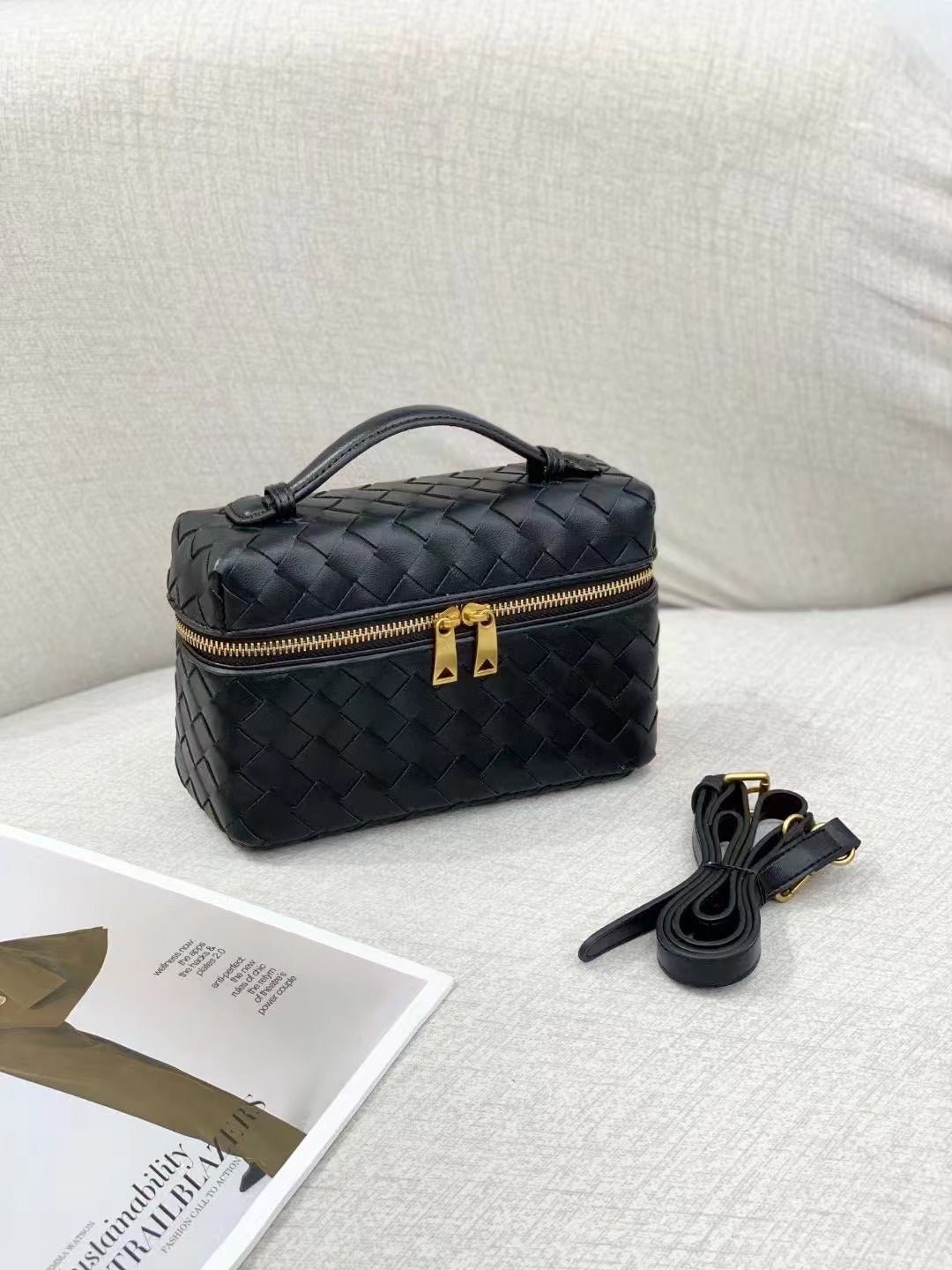 Women's Box Diamond Check Chain For Handbags