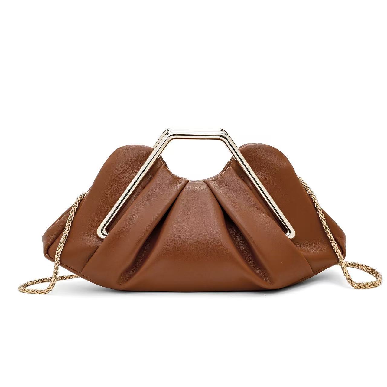 Women's Soft Leather Niche Cloud Party Senior Bags