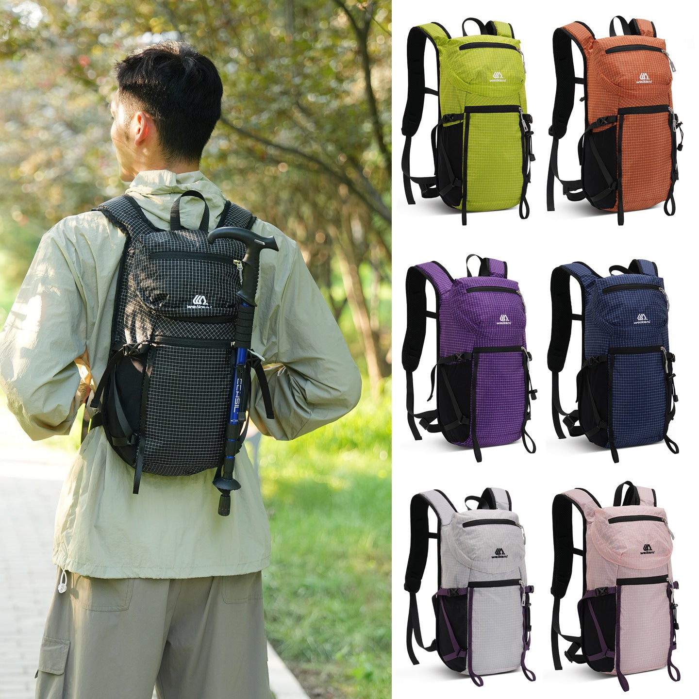 On Foot Large Capacity Lightweight Camping Backpacks