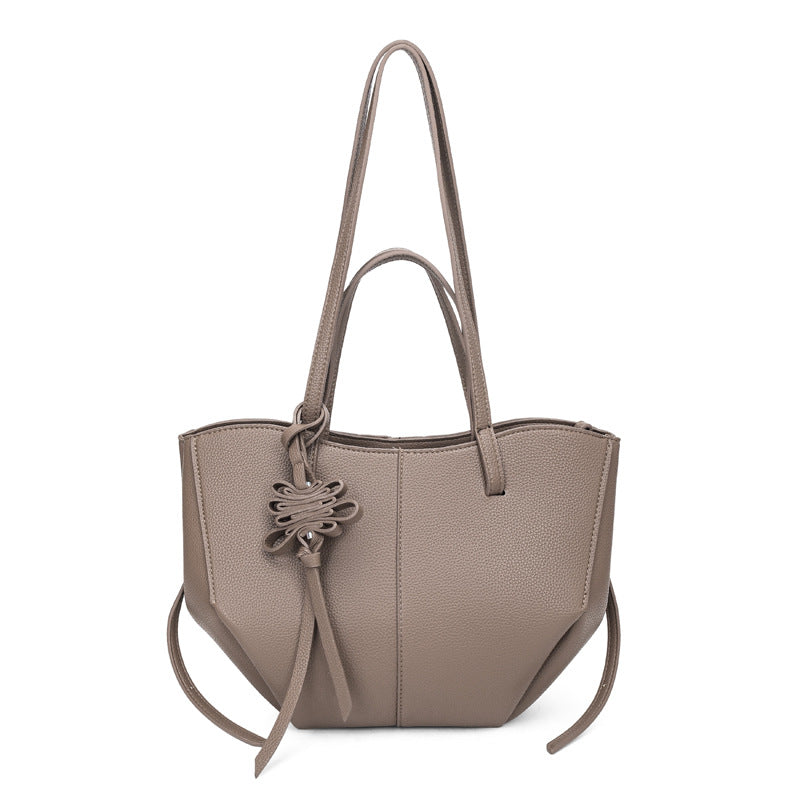 Women's Fashion High Textured Design Portable Vegetable Basket Women's Shoulder Bag