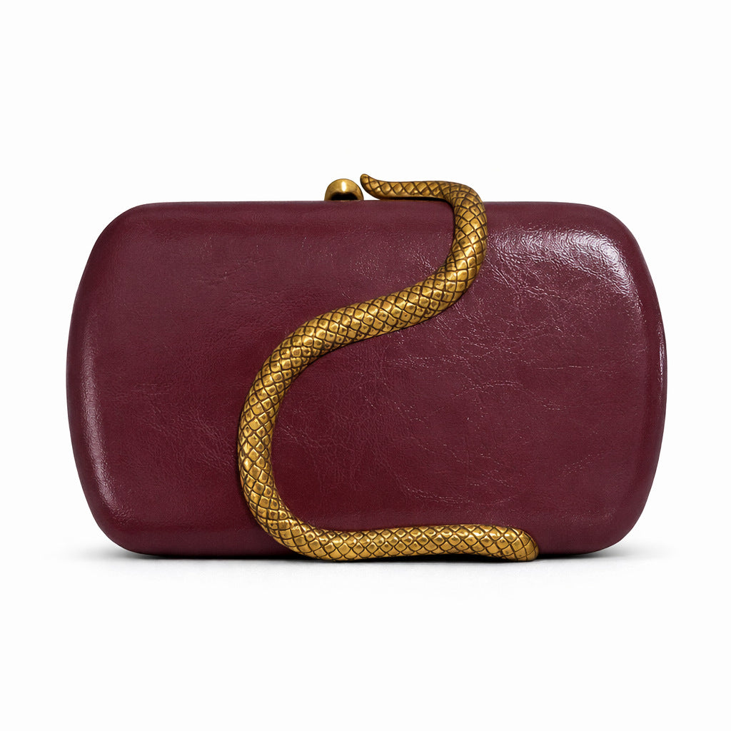 Summer Clutch Snake Shape Fashion Dinner Women's Shoulder Bag