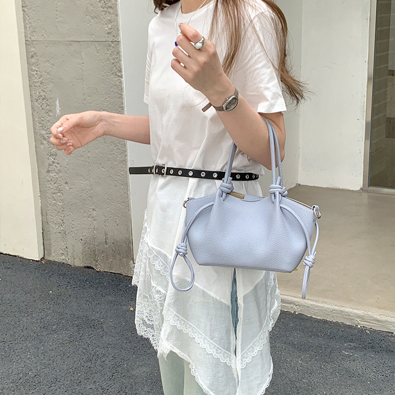Simple Western Style Sense Portable Vegetable Basket Large Capacity Daily Women's Handbag