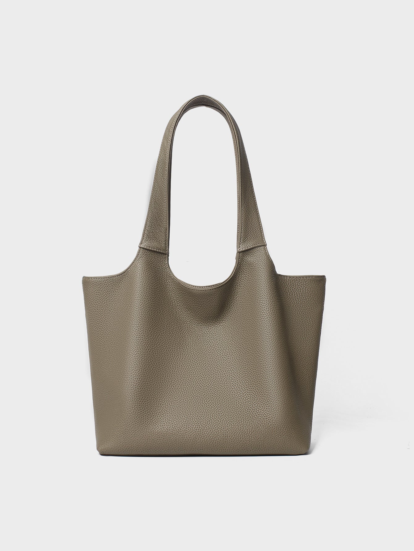 Women's Fashion Large Capacity Commuter High Sense Underarm Top Layer Cowhide Women's Shoulder Bag