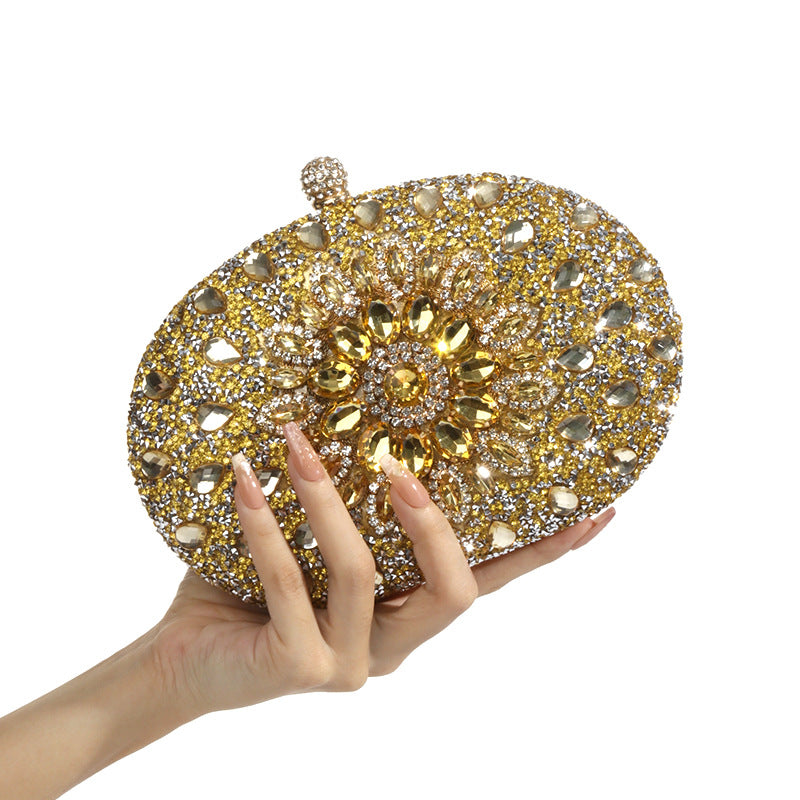 Sunflower Dress Cheongsam Banquet Refined Light Dinner Bag