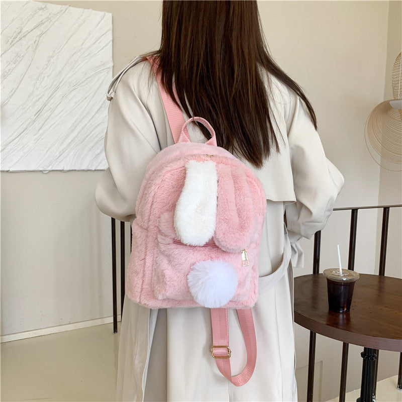Cute Rabbit Ears Korean Large Capacity Bags