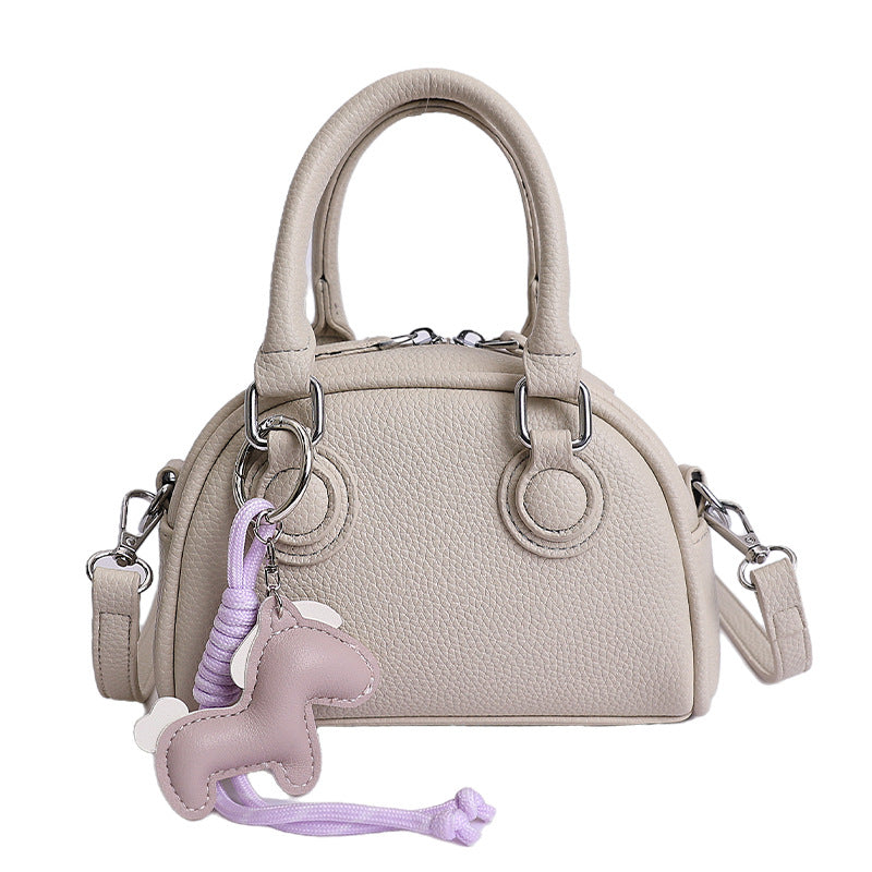 Portable Frosted Commuter Retro Bowling Pillow Bags