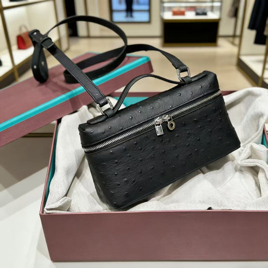 Popular Pretty Women's Ostrich Fashion Single Small Square Bag