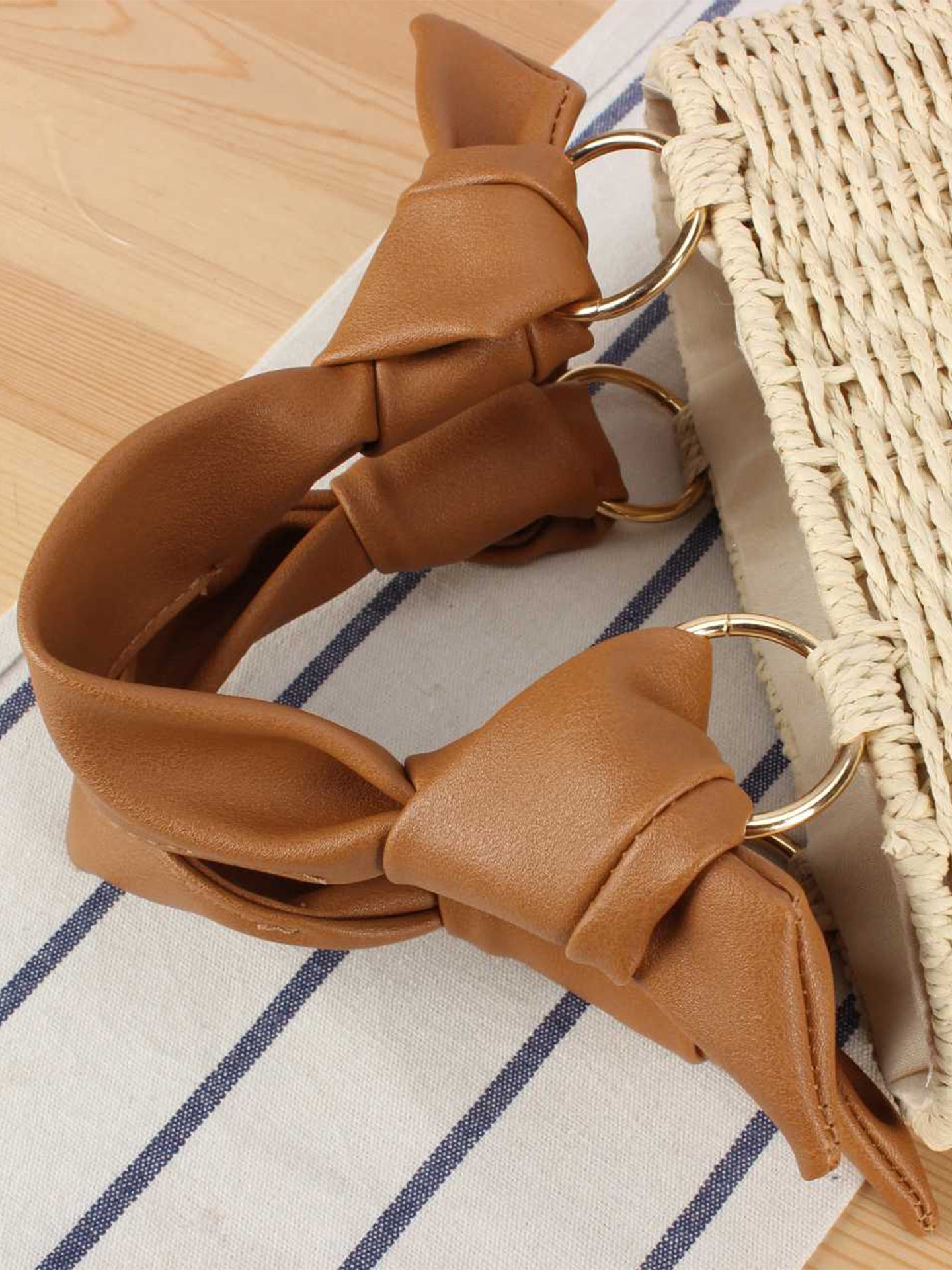Women's One-piece Seaside Vacation Versatile Straw Material Women's Handbag