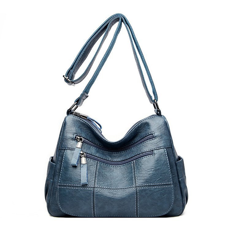 Women's Solid Color Simple Mom Large Capacity Women's Messenger Bag