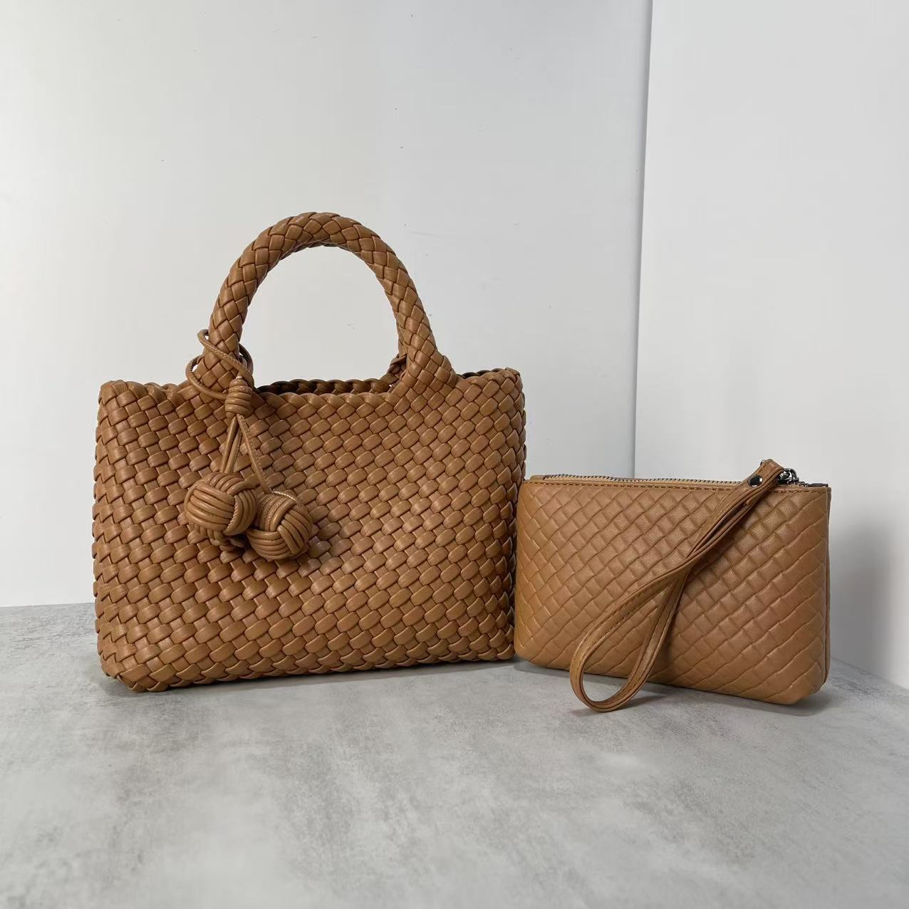 Durable Women's Novice Woven Vegetable Basket Women's Handbag