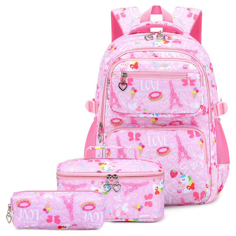 Three Piece Suit Campus Cute Style Backpacks