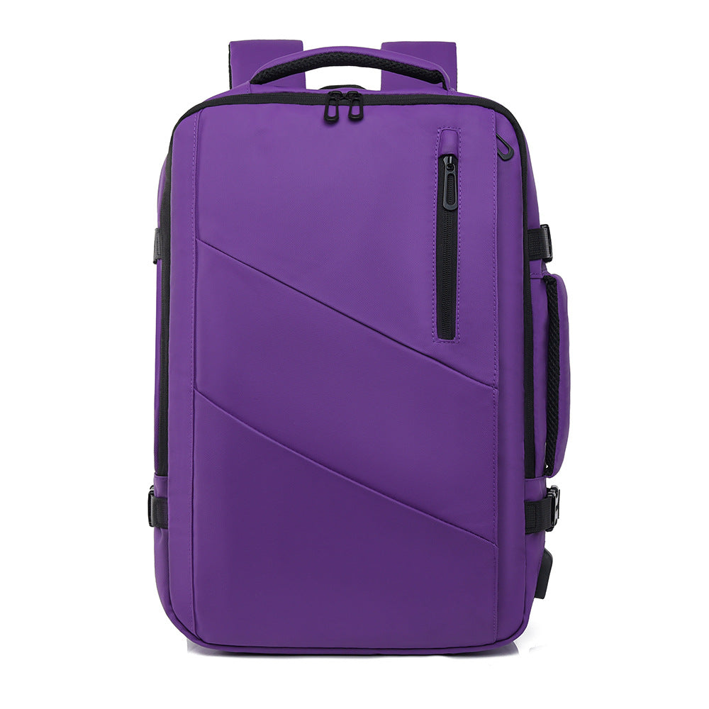 Men's Waterproof Large Capacity Computer Expandable Business Backpack