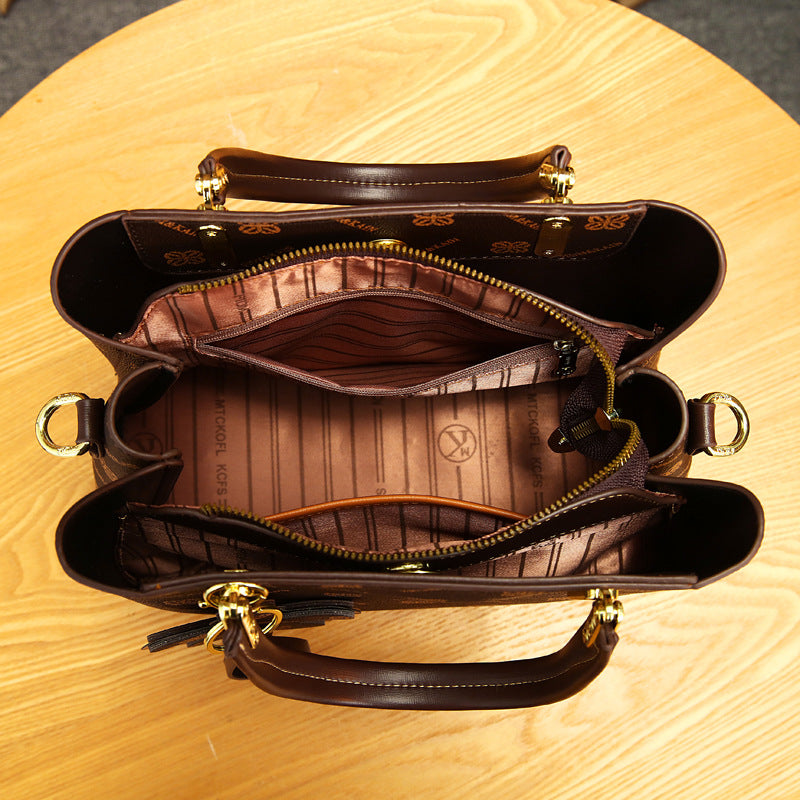 Retro Affordable Luxury Texture Large Capacity Women's Handbag