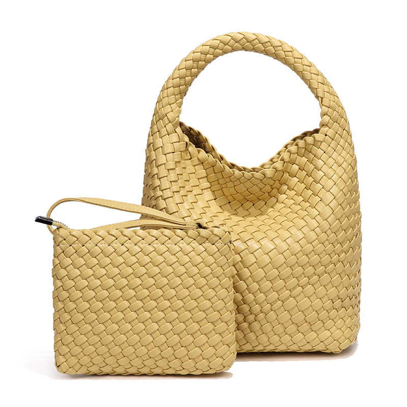 Women's Macaron Vegetable Basket Female Woven High-grade Fashion Portable Bags