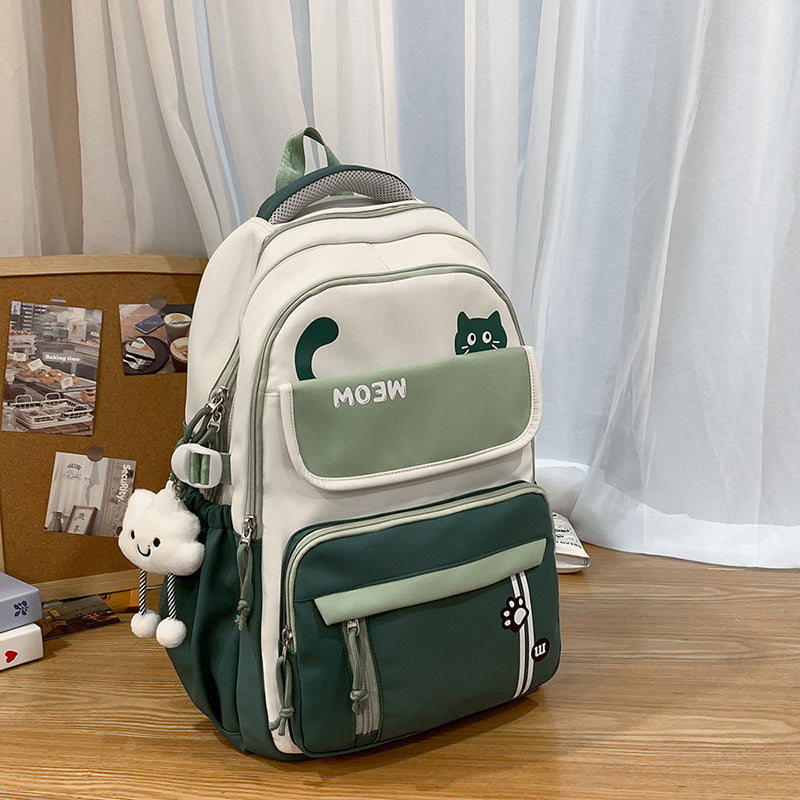 Cute Female Junior High Fashion Korean Style Large Capacity Computer Leisure Backpack